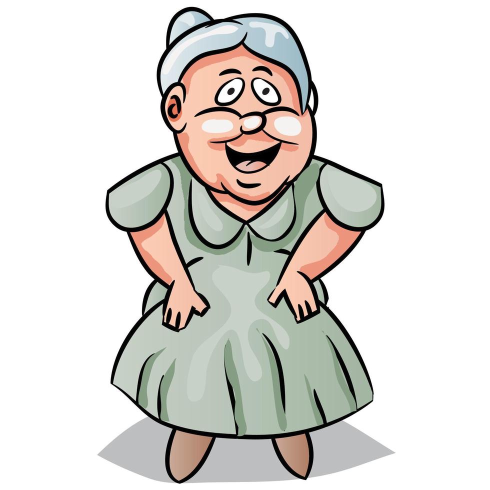 Grandma Cartoon Character 4821066 Vector Art At Vecteezy 