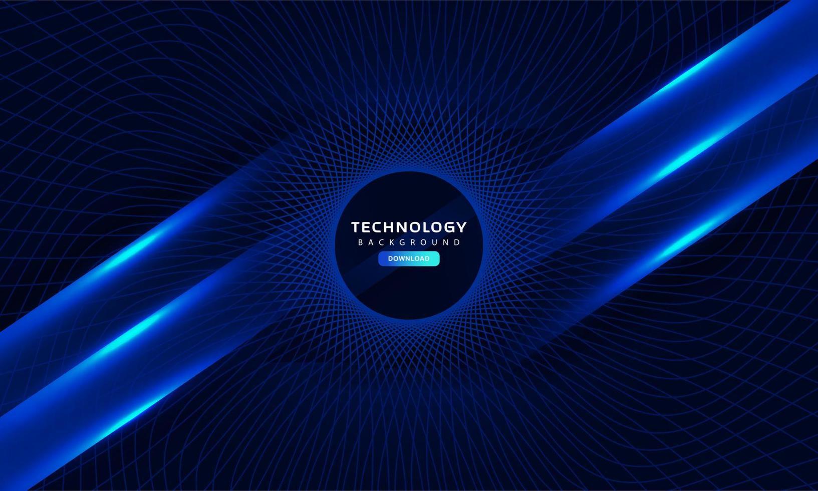 Dark blue light abstract technology background vector