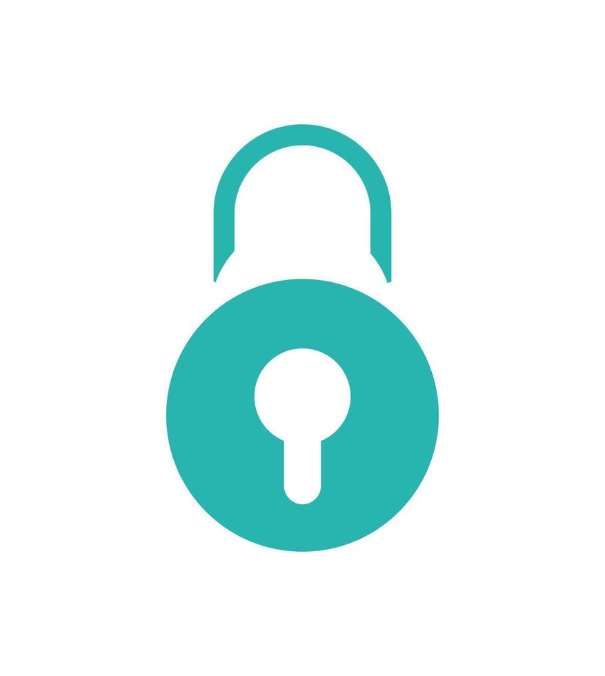 lock icon design vector