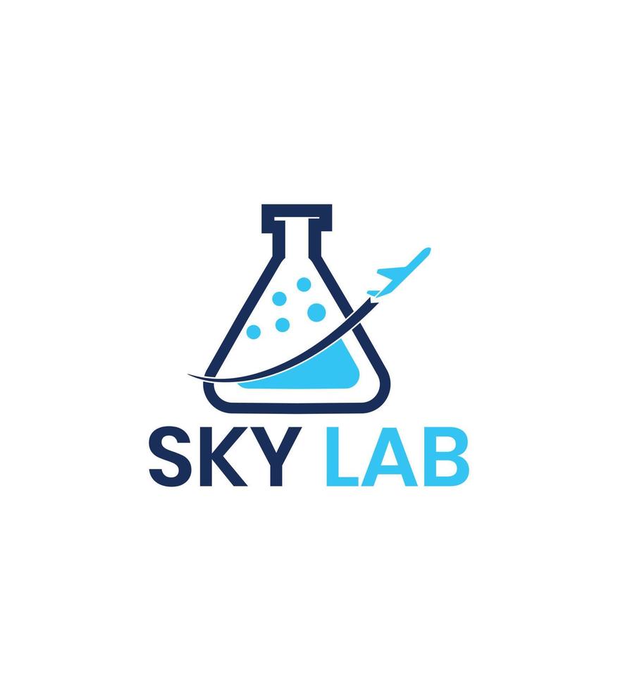 Lab logo design vector