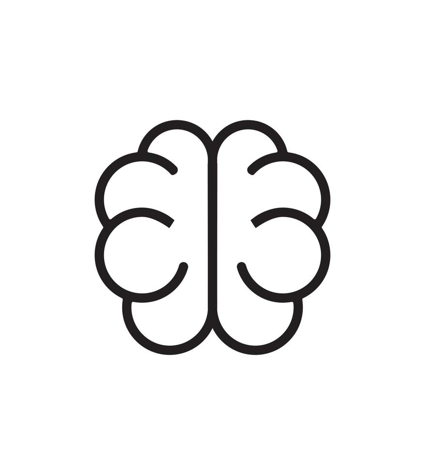 Vector brain icon