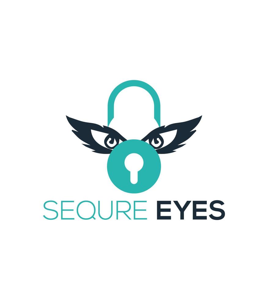 Secure logo design template vector