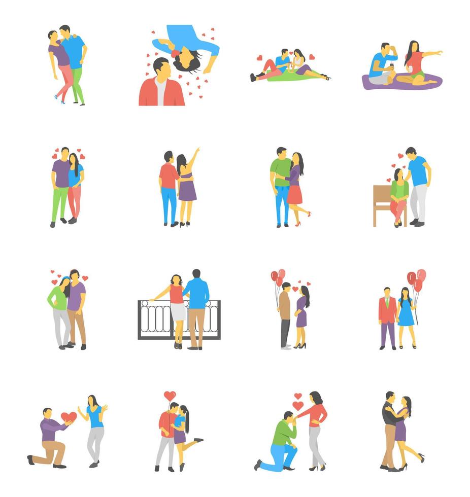 Romantic Lovers Concepts vector