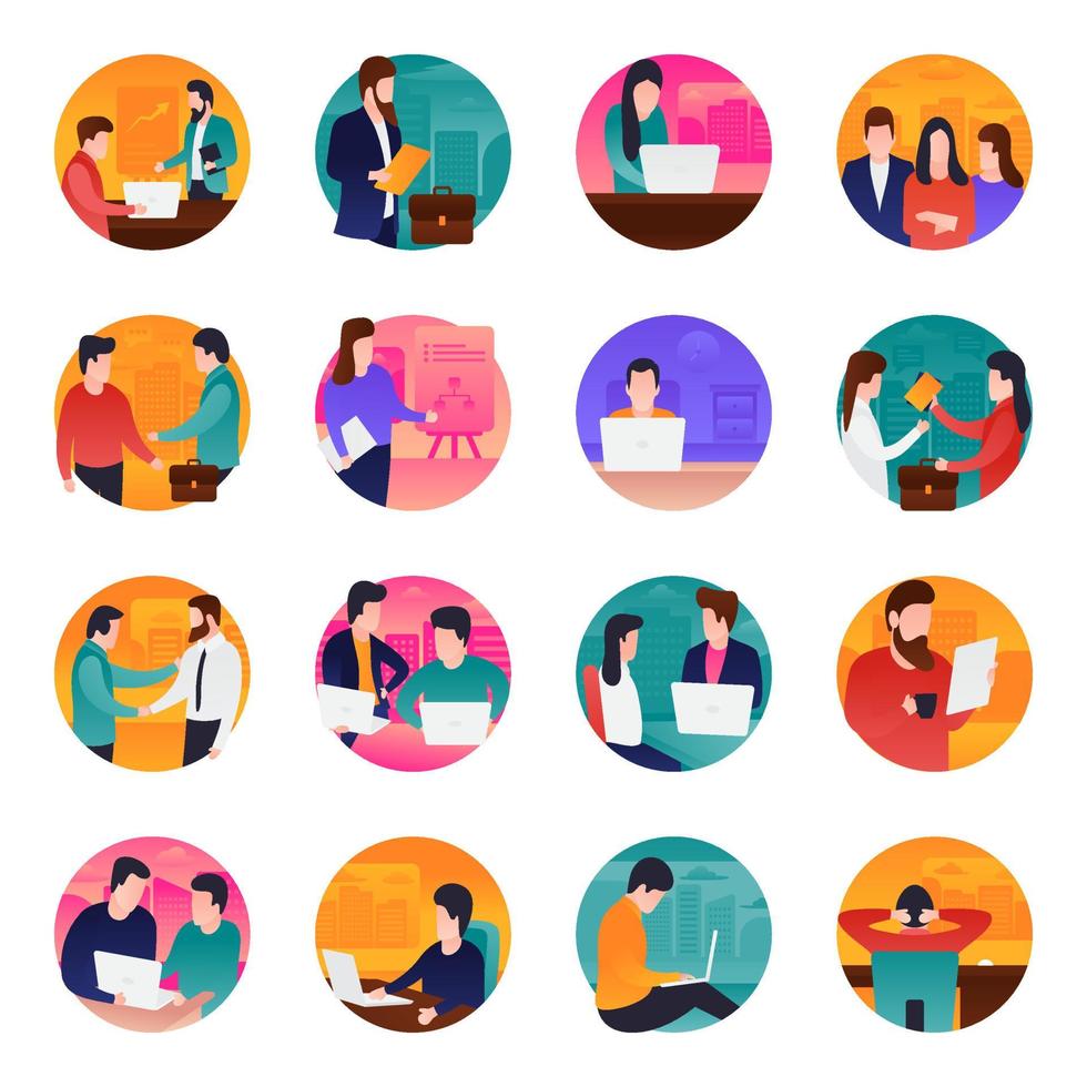 Office Management Team vector