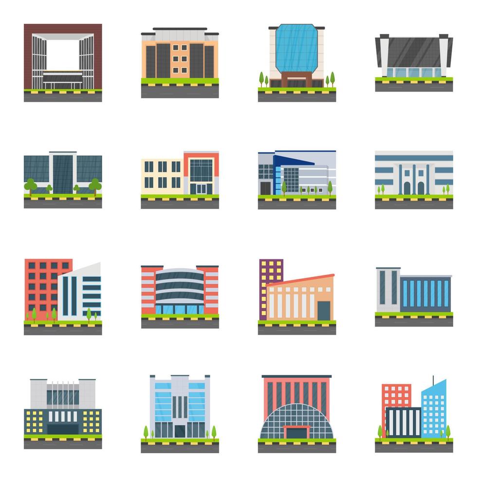 Corporate Headquarters Concepts vector
