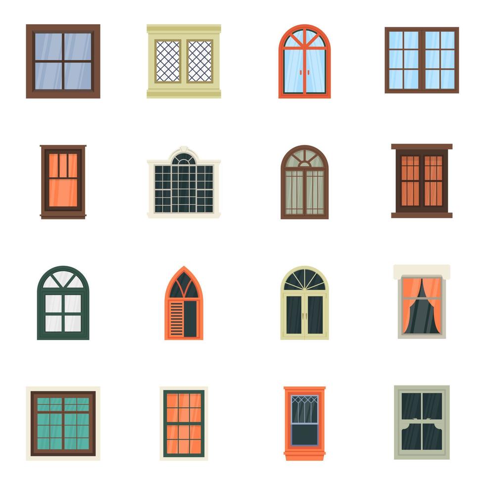 conceptos de ventana de moda vector