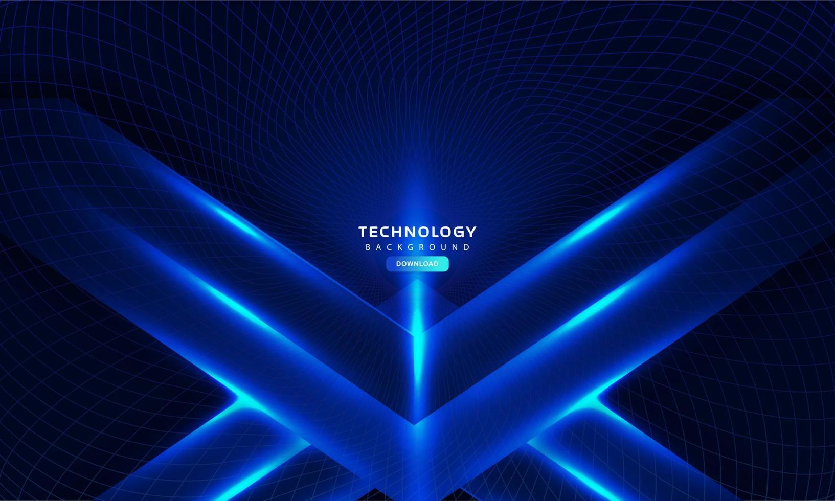 Dark blue light abstract technology background vector