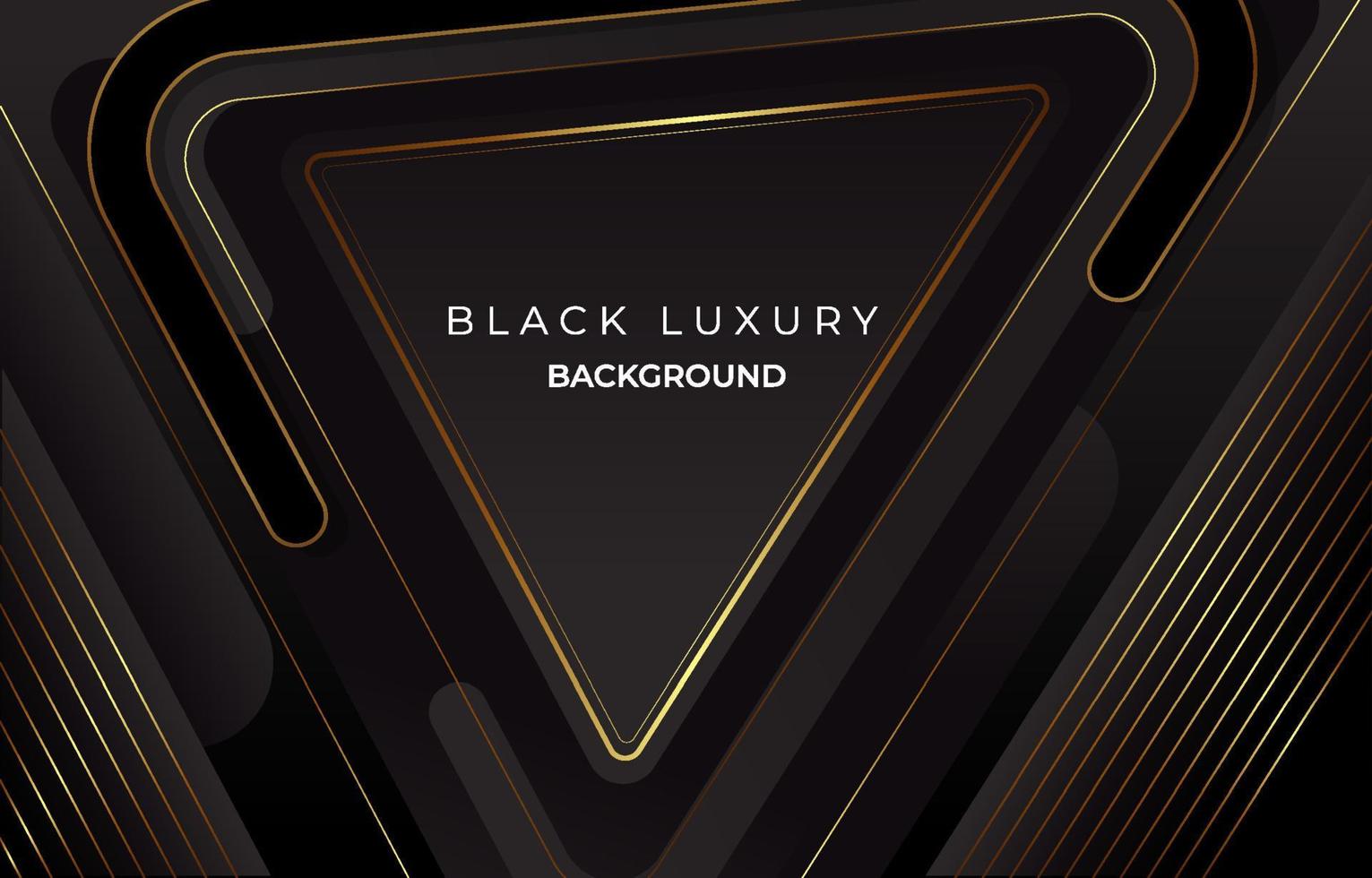 Black and Gold Luxury Background vector