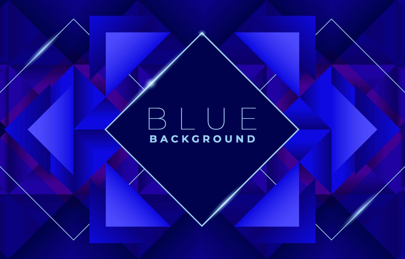 Blue Geometric Luxury Background vector