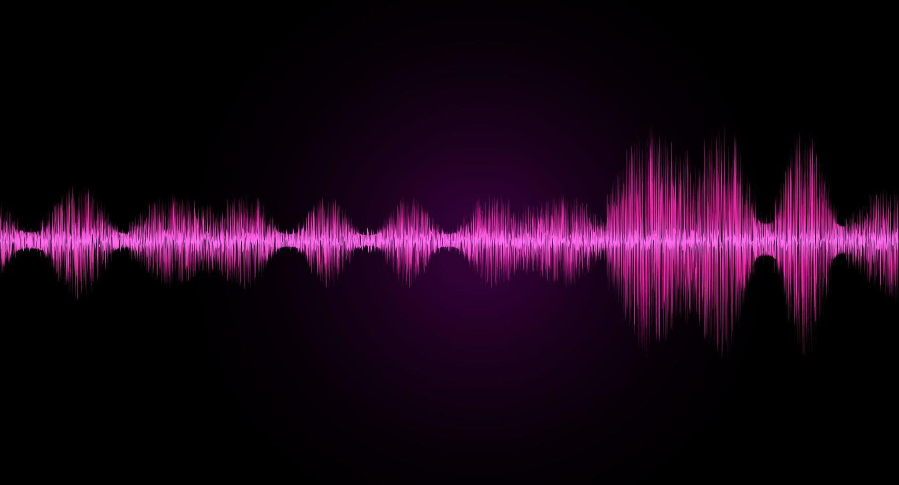 Sound waves of oscillating light. Earthquake wave and Music industry Concept. Vector illustration.