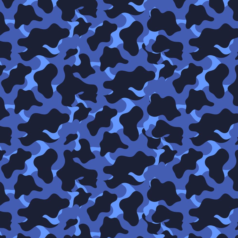 Military Army Camo Seamless Pattern Background vector