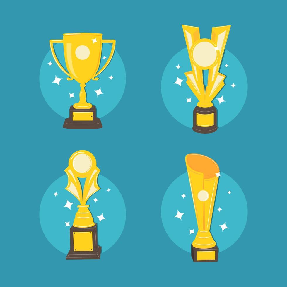 Gold trophy icon, prize gold trophy, winner, first prize, vector illustration and icon