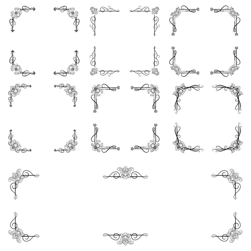 Text Devider Decorative Baroque Victorian Style vector