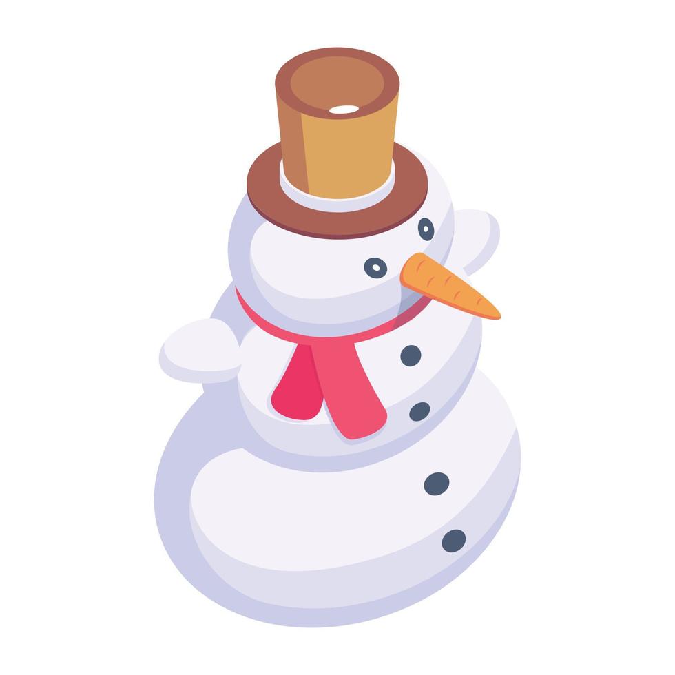 Snowman   and frosty vector