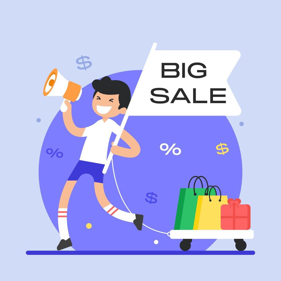 Shopping Discount  and Sale vector