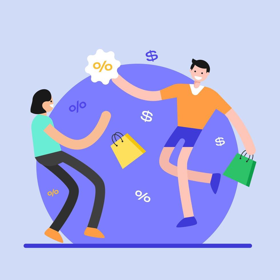 Shopping Discount  and Sale vector
