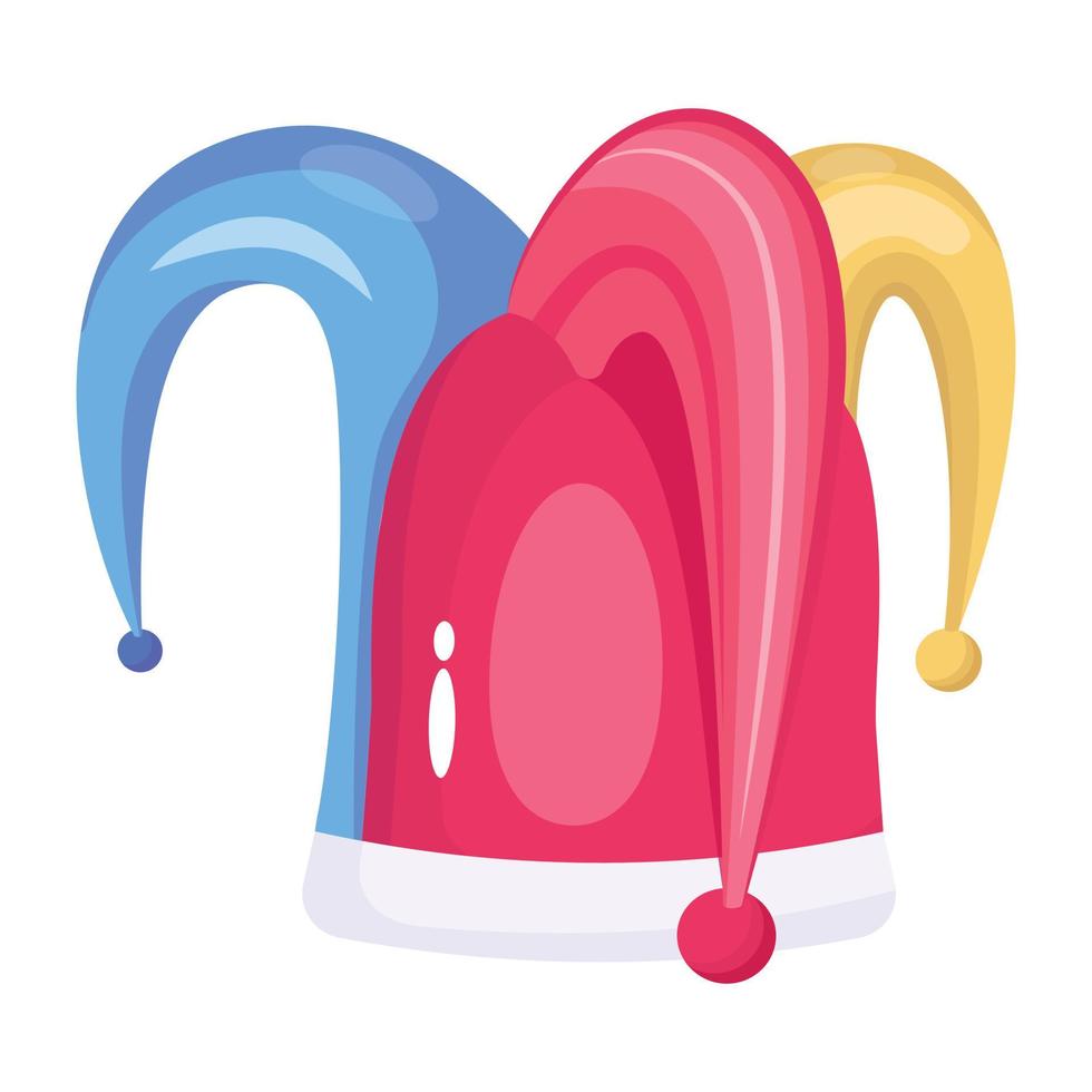 Jester and Clown Hat vector