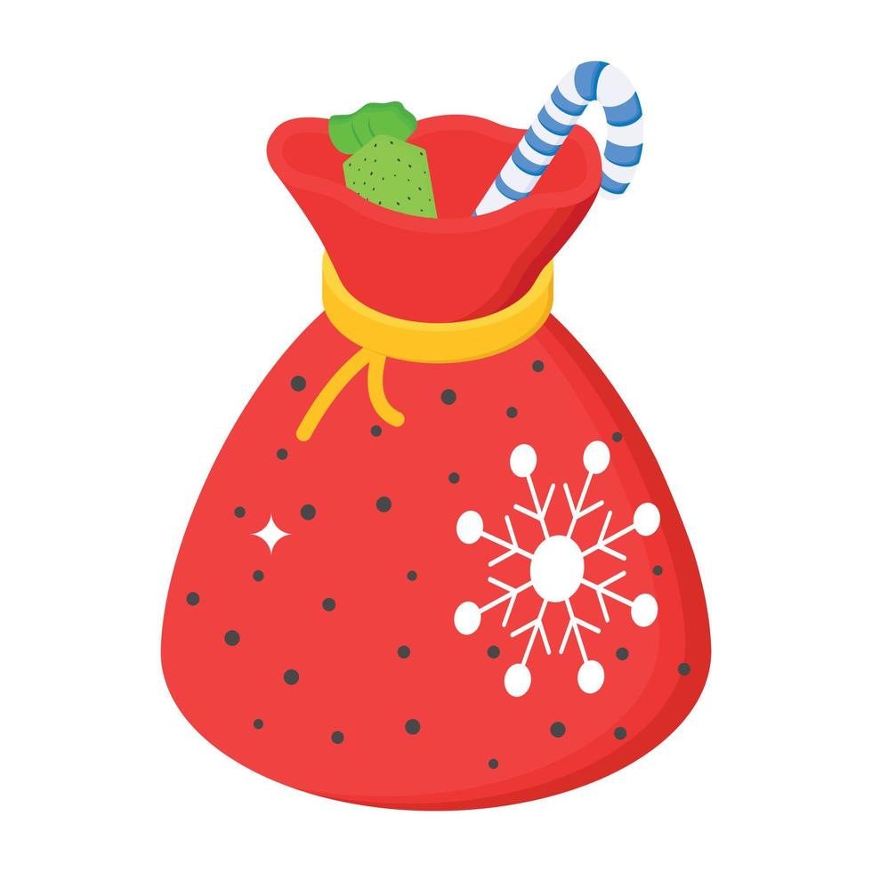 Santa Sack and Bag vector