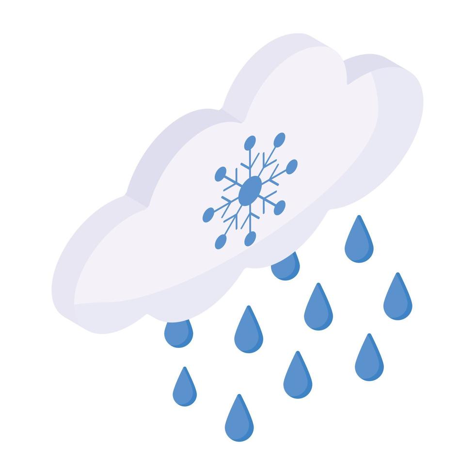 Snowfall and Strom vector