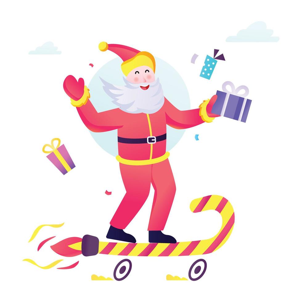 Santa Claus Christmas vector