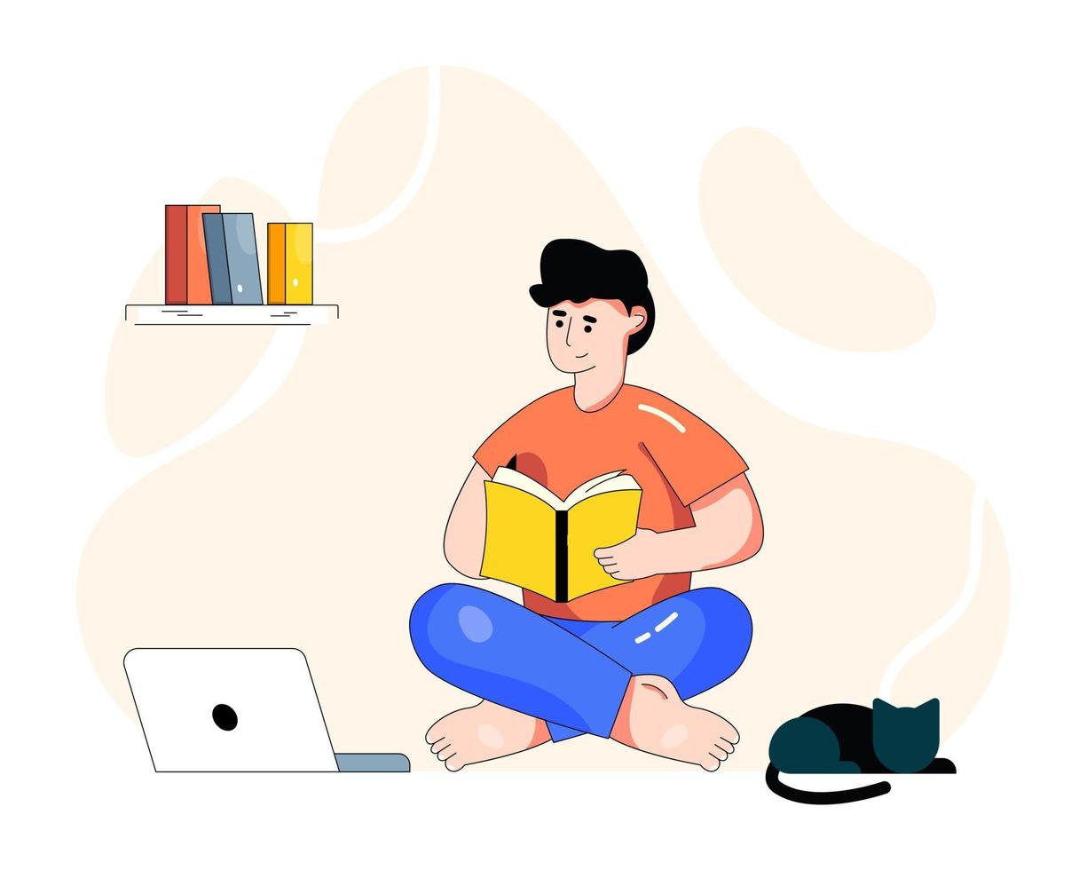 Study at Home vector