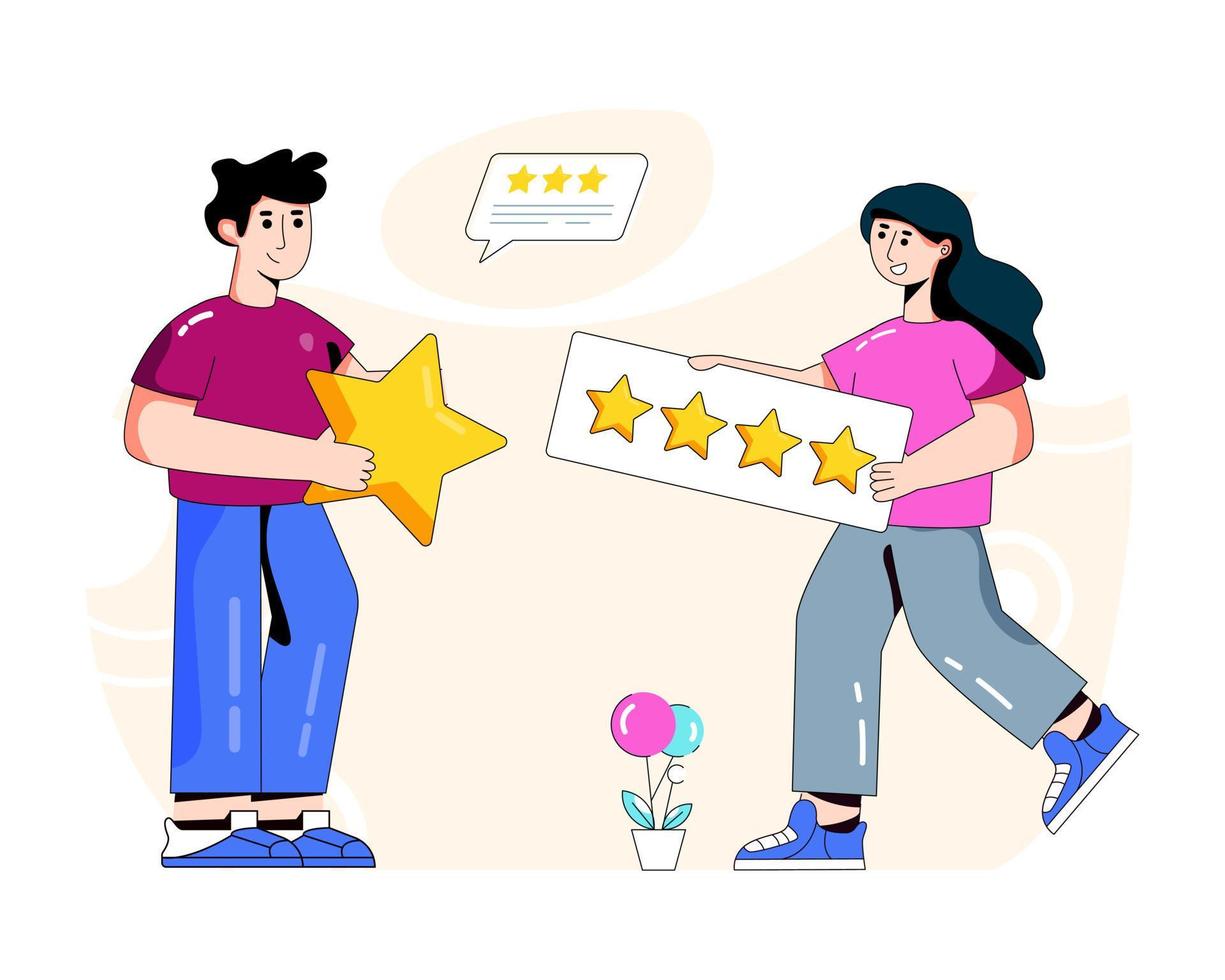Star Ratings and Customer vector