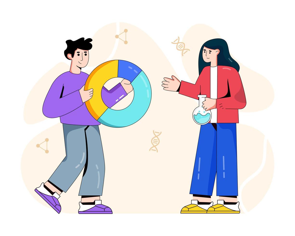Data Science and lab vector