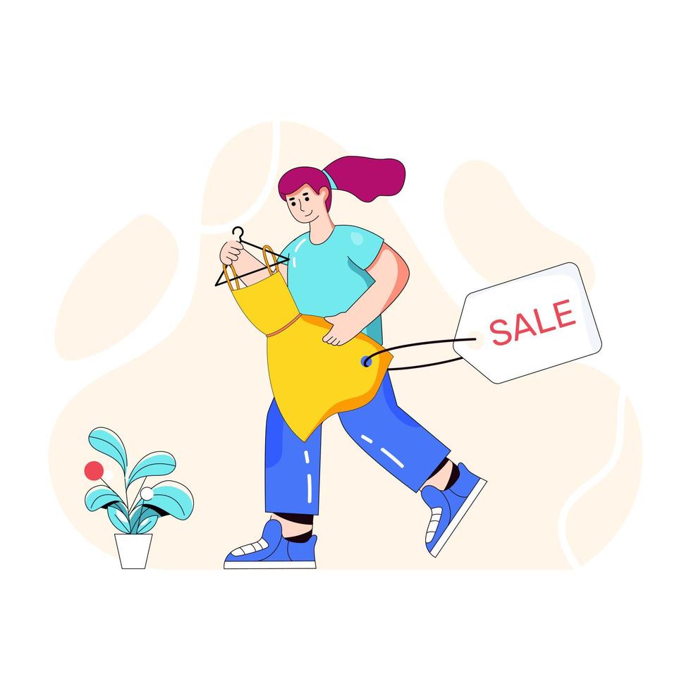 Online Shopping and Sale vector