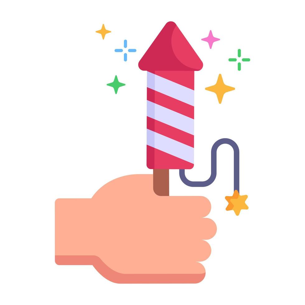 Firecracker Diwali Celebrations vector