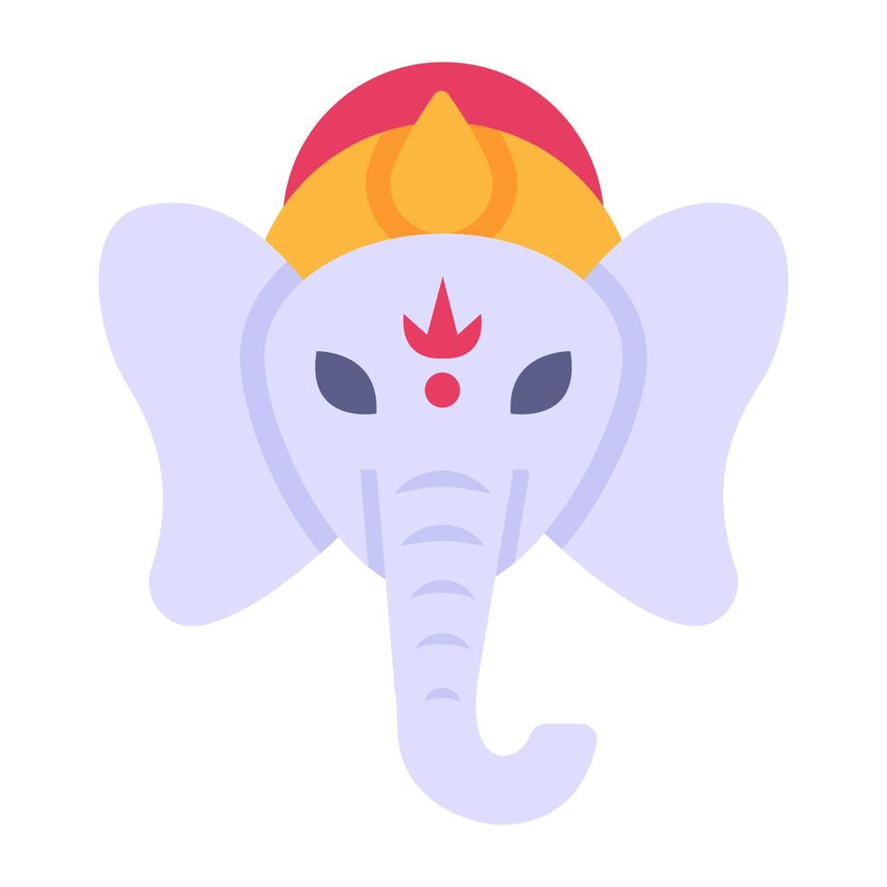 ganesha y el señor indio vector