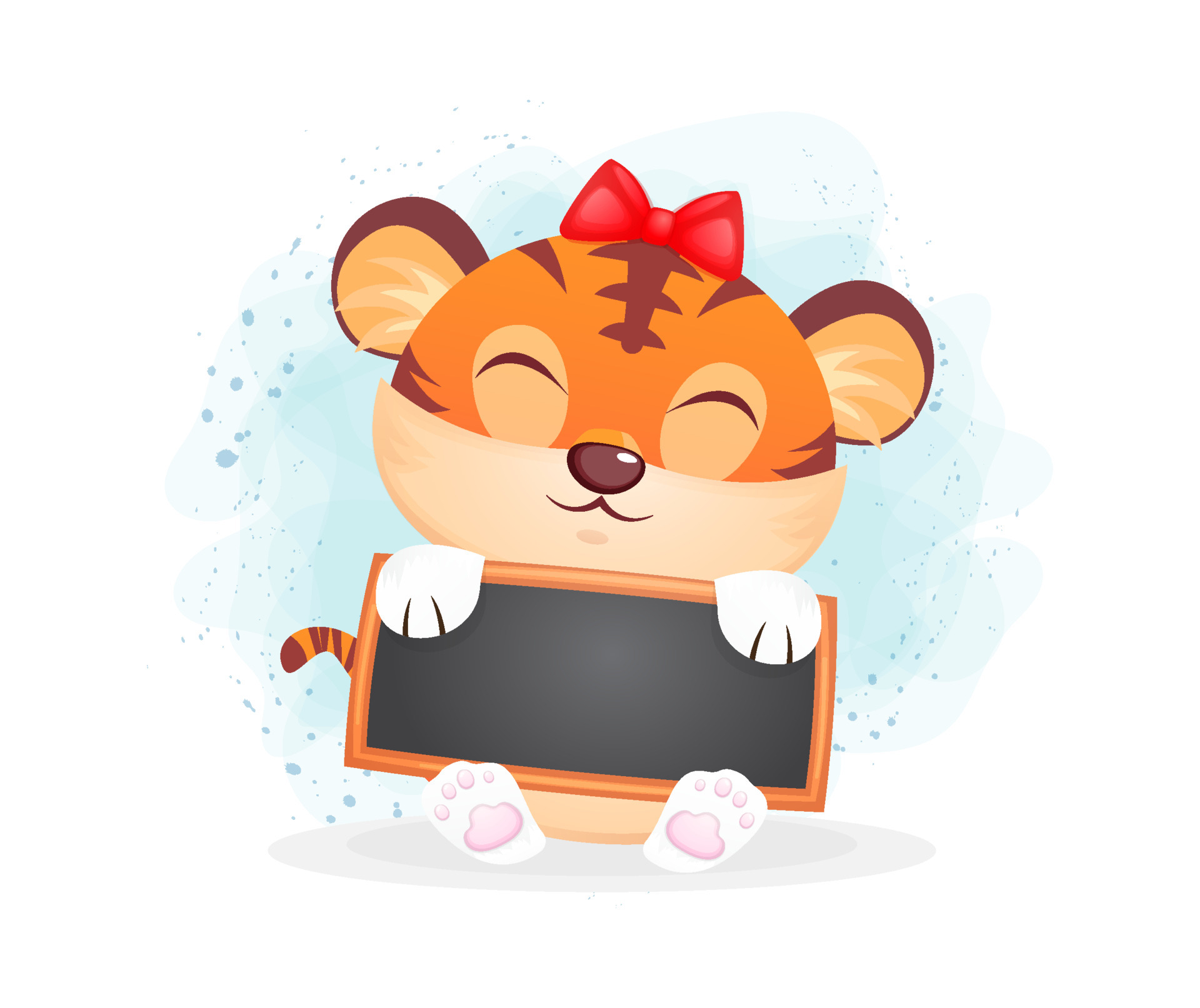 Cute baby tiger girl holding sign cartoon character Premium Vector 4825391 Vector Art at Vecteezy Cute baby tiger girl holding sign cartoon character Premium Vector 4825391 Vector Art at Vecteezy