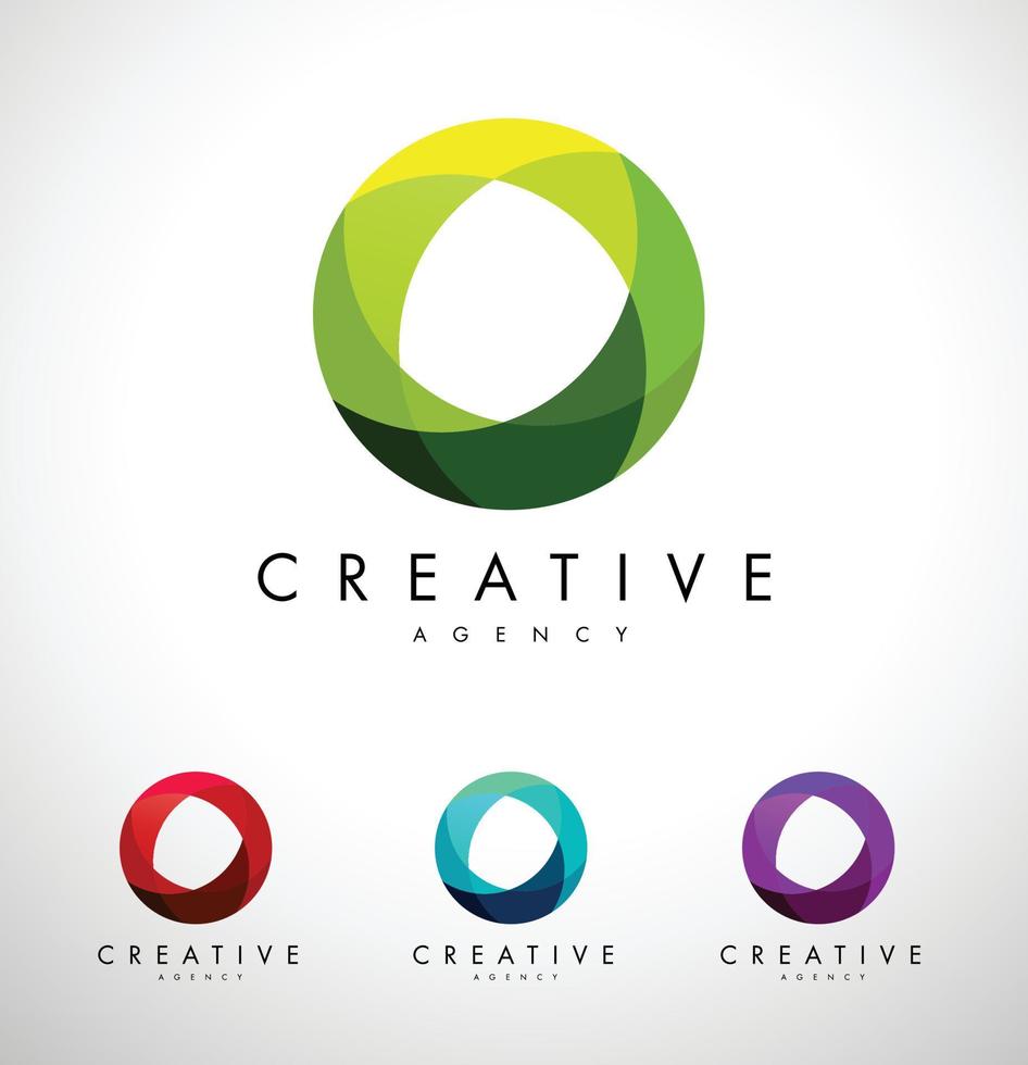 Circle, Circular Corporate Logo.Abstract Corporate Logo Design vector