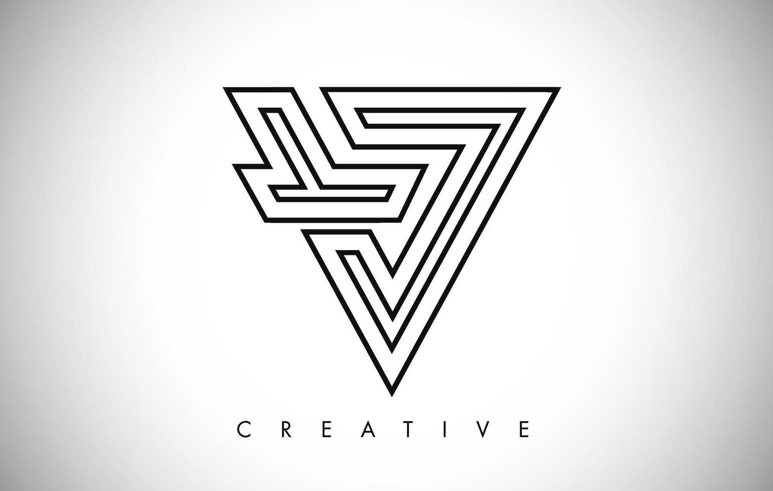 V Letter Monogram Design Logo. Letter V Icon Logo with Modern Monogram vector