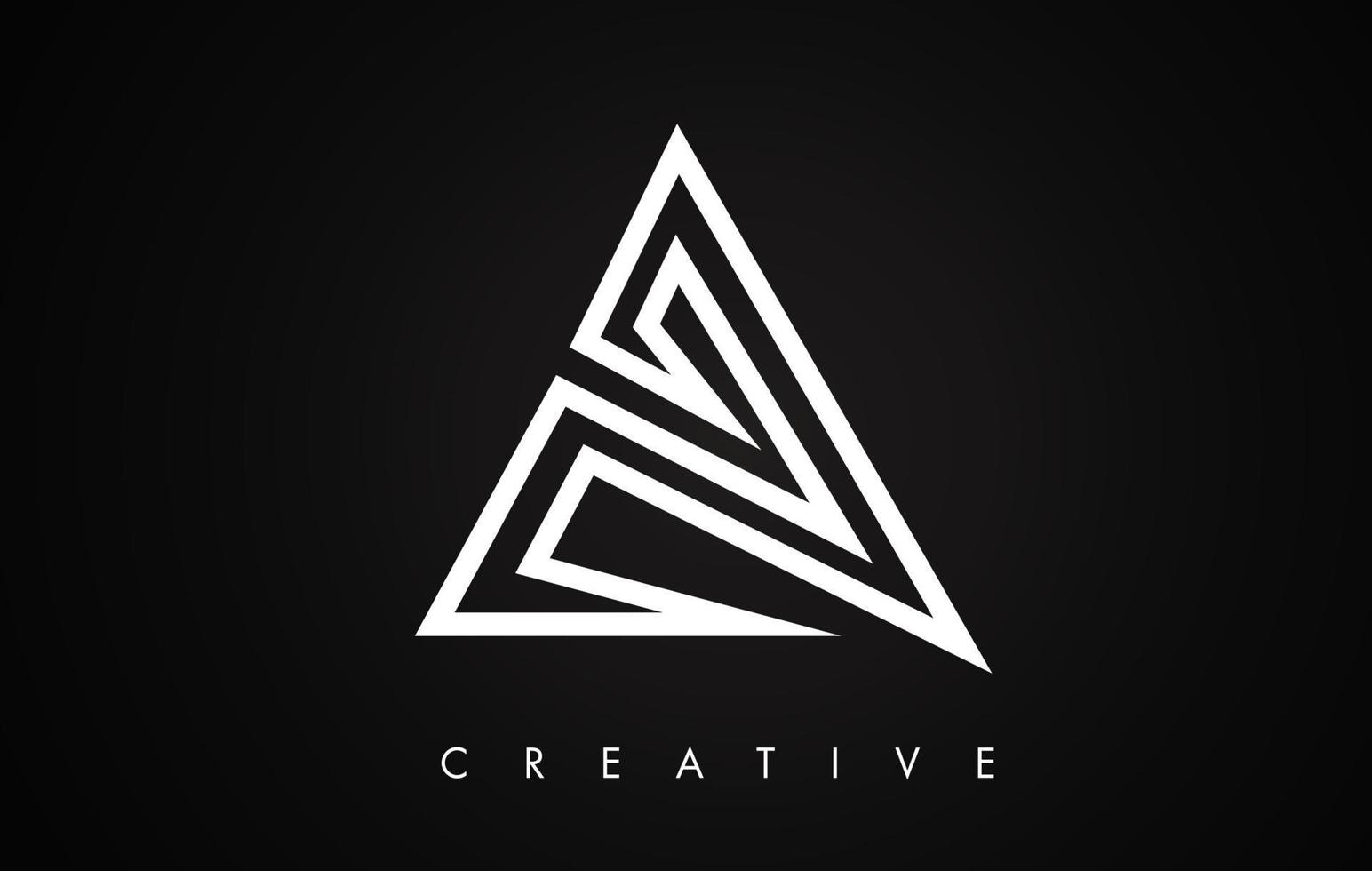 A Letter Modern Trendy Design Logo. Letter A Icon Logo with Modern Monogram vector
