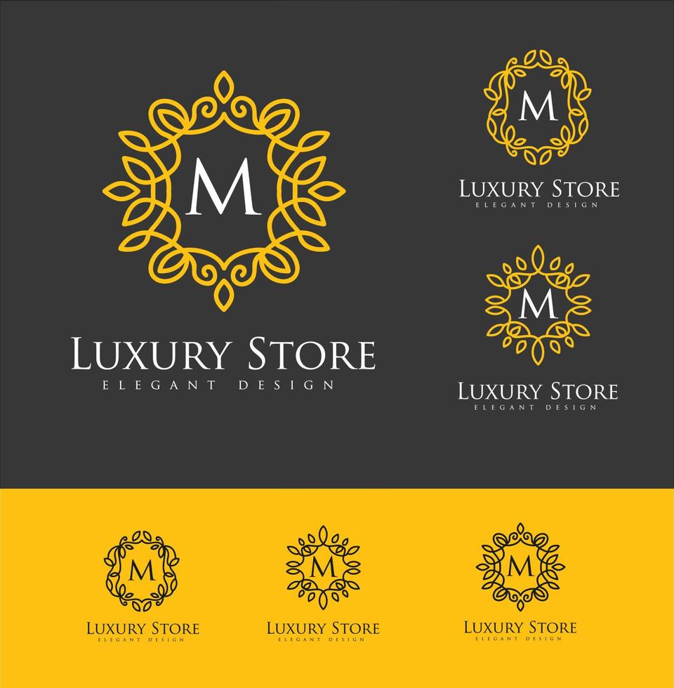 Luxury Logo Letters vector