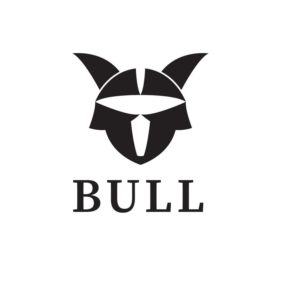 Abstract cow or bull logo icon design illustrations template vector