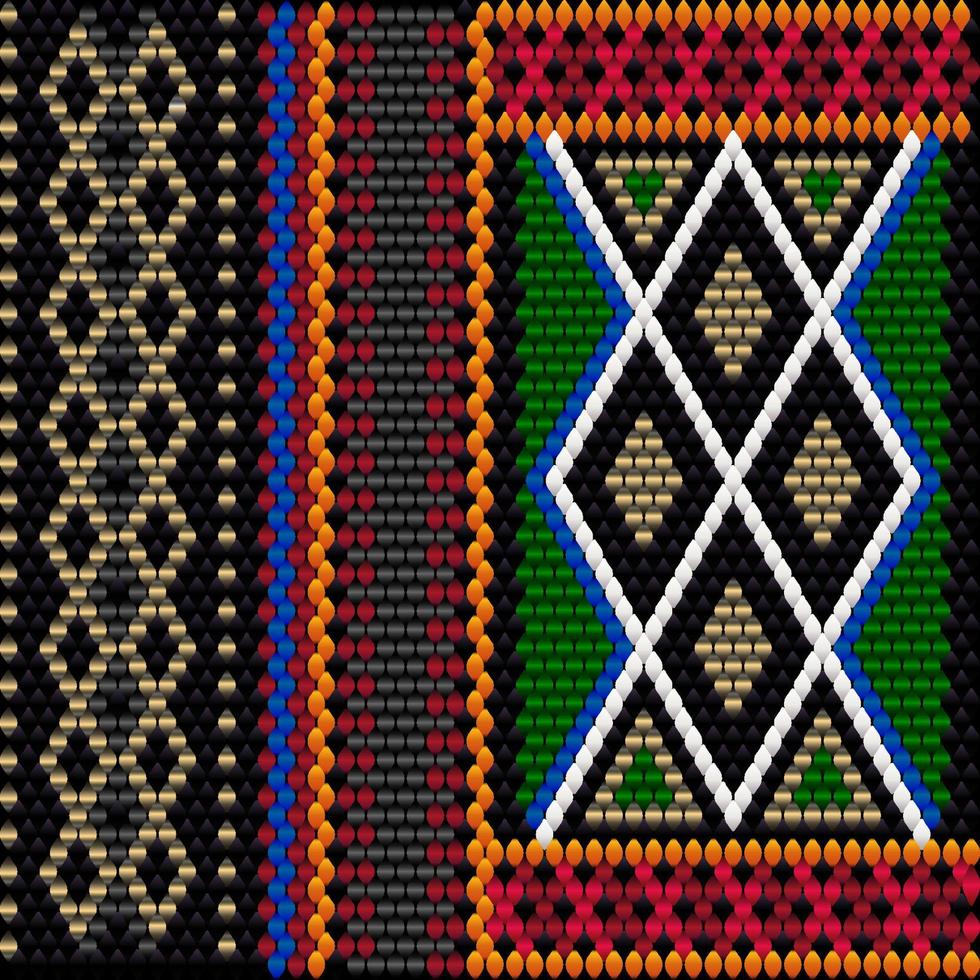 Mosaic ethnic, folk, national, geometric  for fabric, interior, ceramic, furniture in the Arabian  style. vector