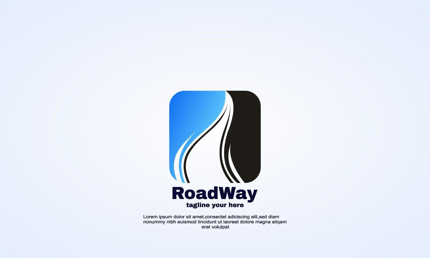 vector road logo designs template iconic roadway