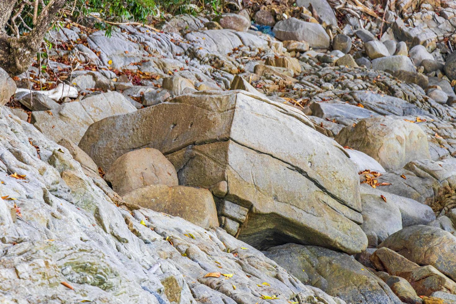 Boulder rock formation Lamru Nationalpark Khao Lak Phang-nga Thailand. photo