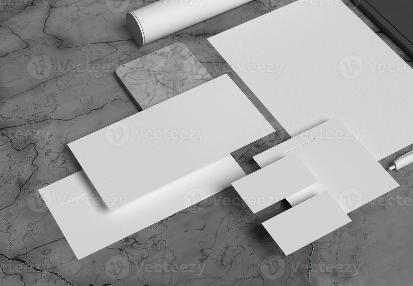 Stationery branding mockup template photo