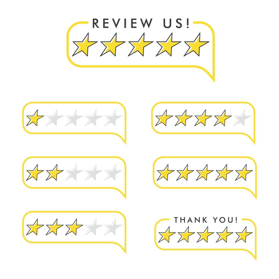 customer feedback rating review symbol  Modern flat style vector illustration