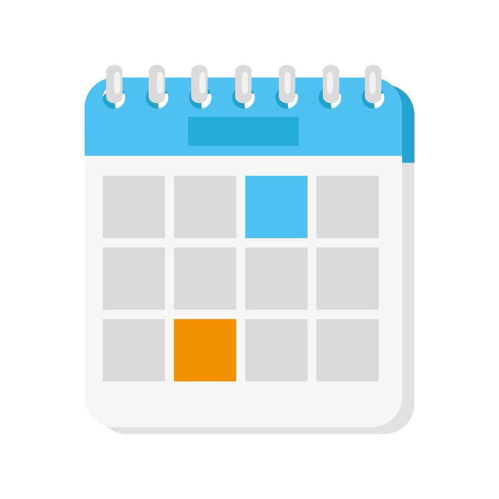 calendar reminder date isolated icon vector