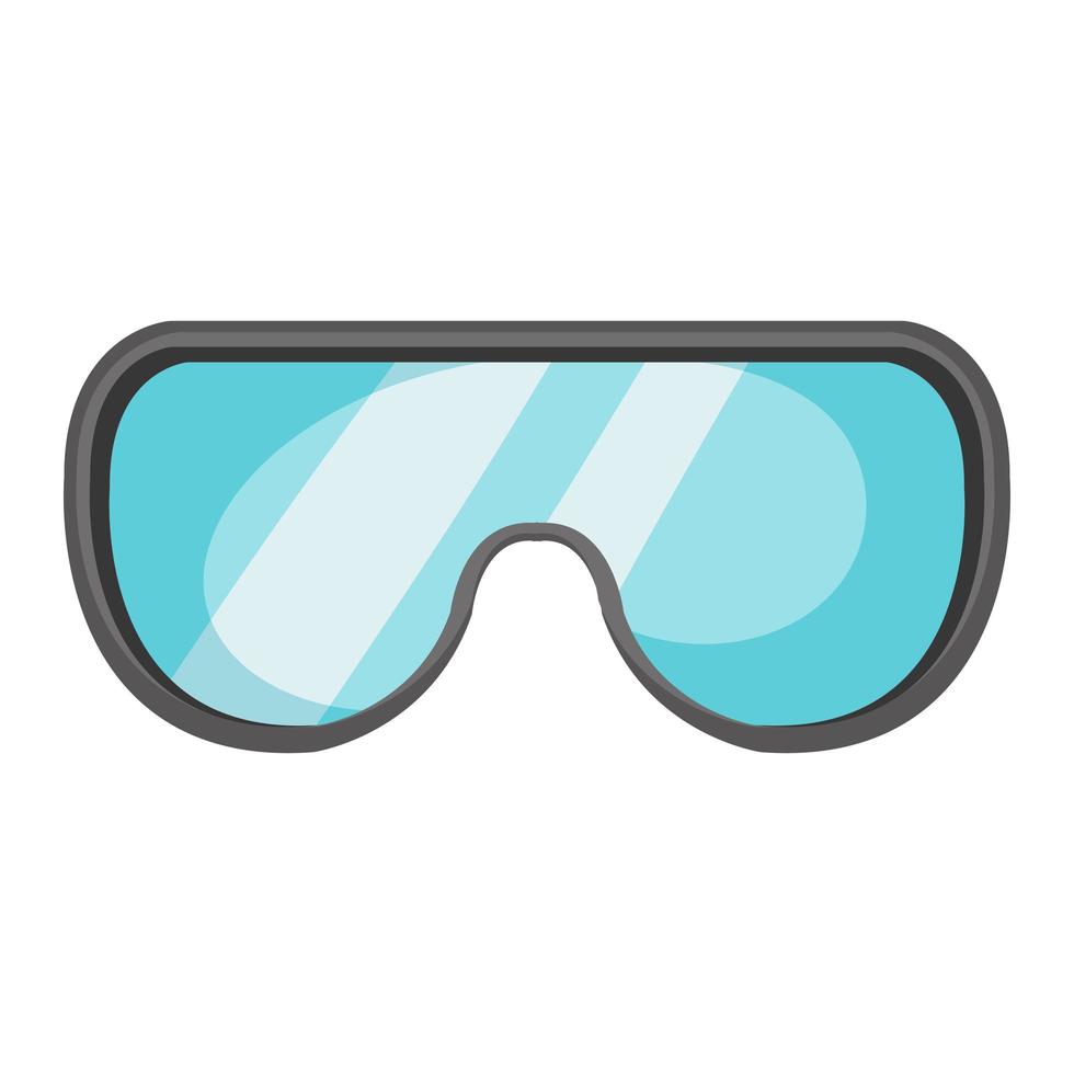 gafas de seguridad, equipo, aislado, icono vector