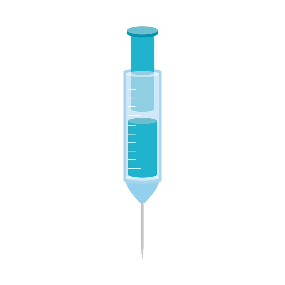 injection syringe medical isolated icon vector