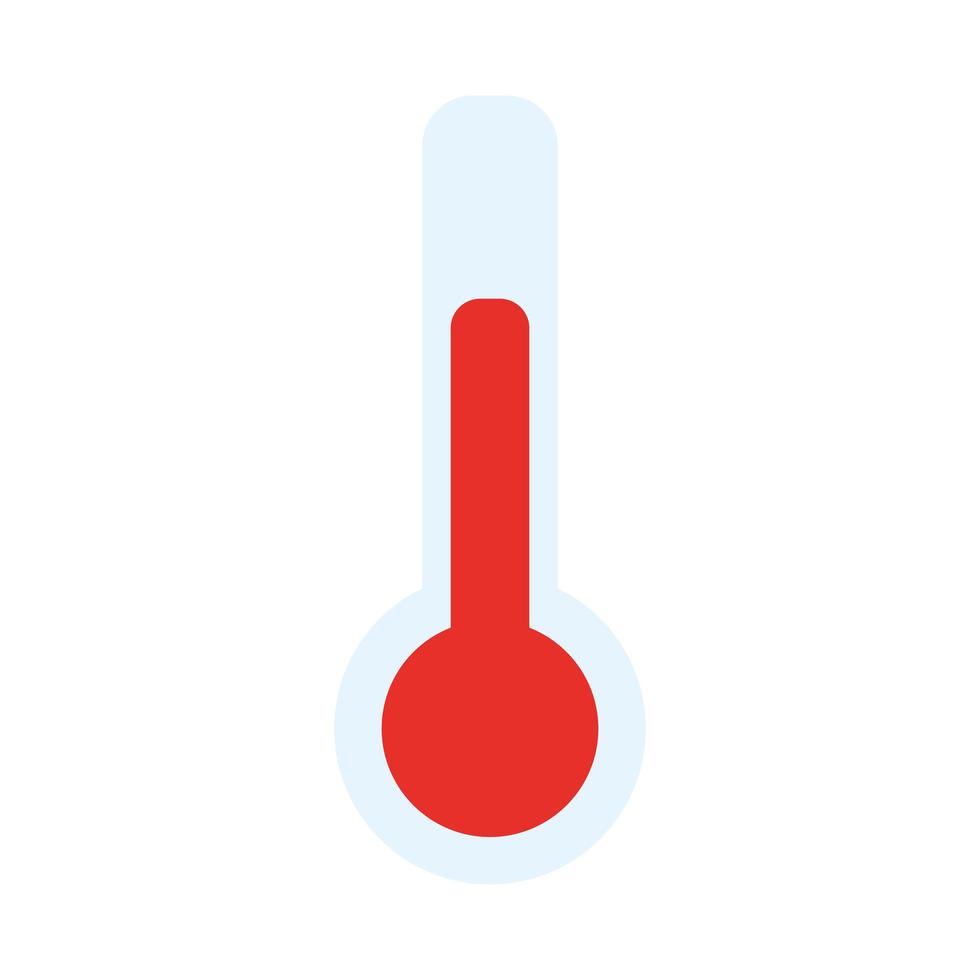 thermometer temperature measure isolated icon vector
