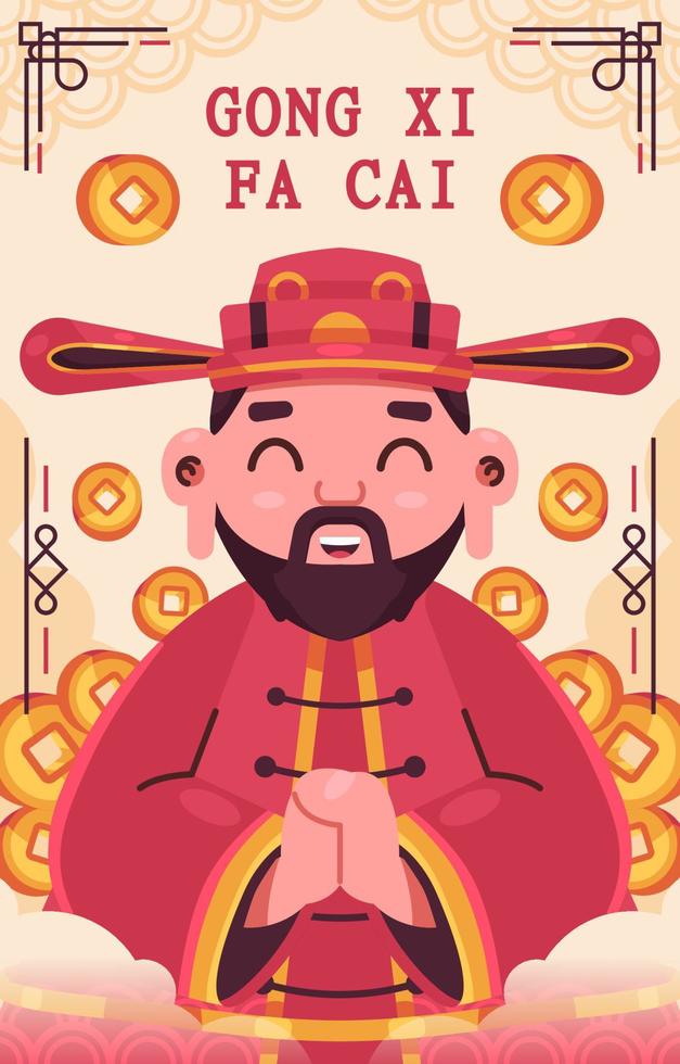 Gong Xi Fa Cai Concept vector