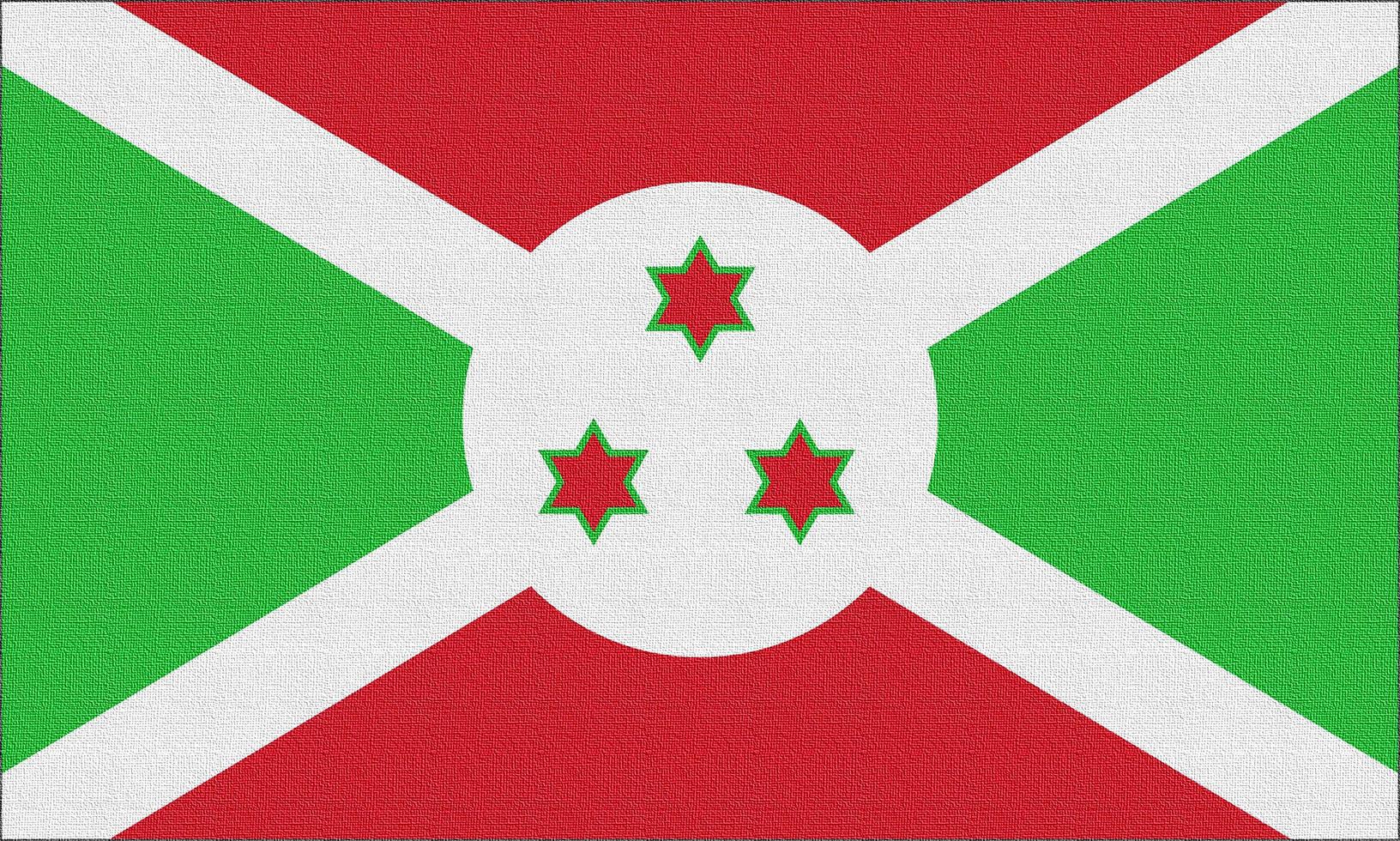 Illustration of the national flag of Burundi photo