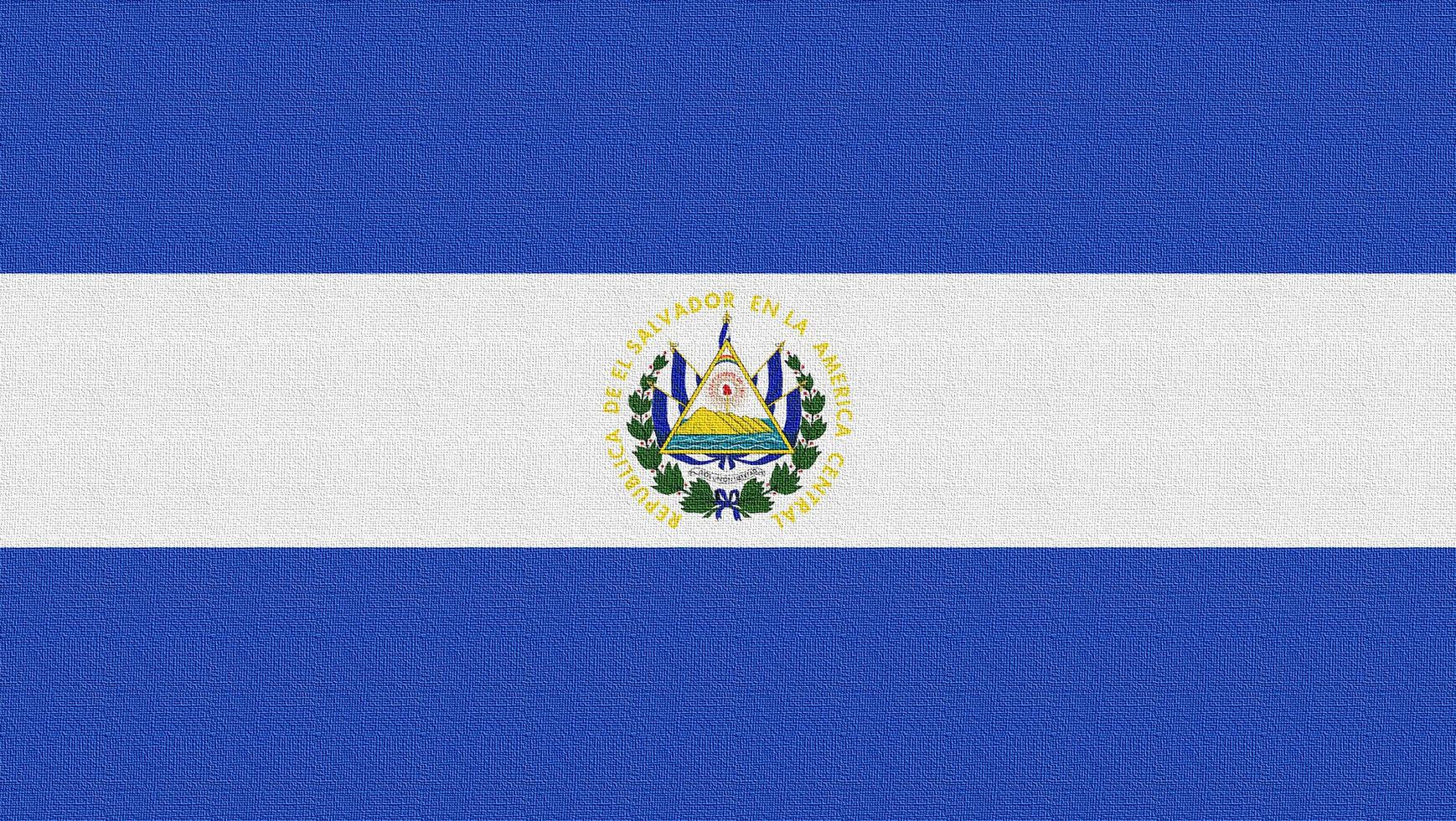 ilustración de la bandera nacional de el salvador foto