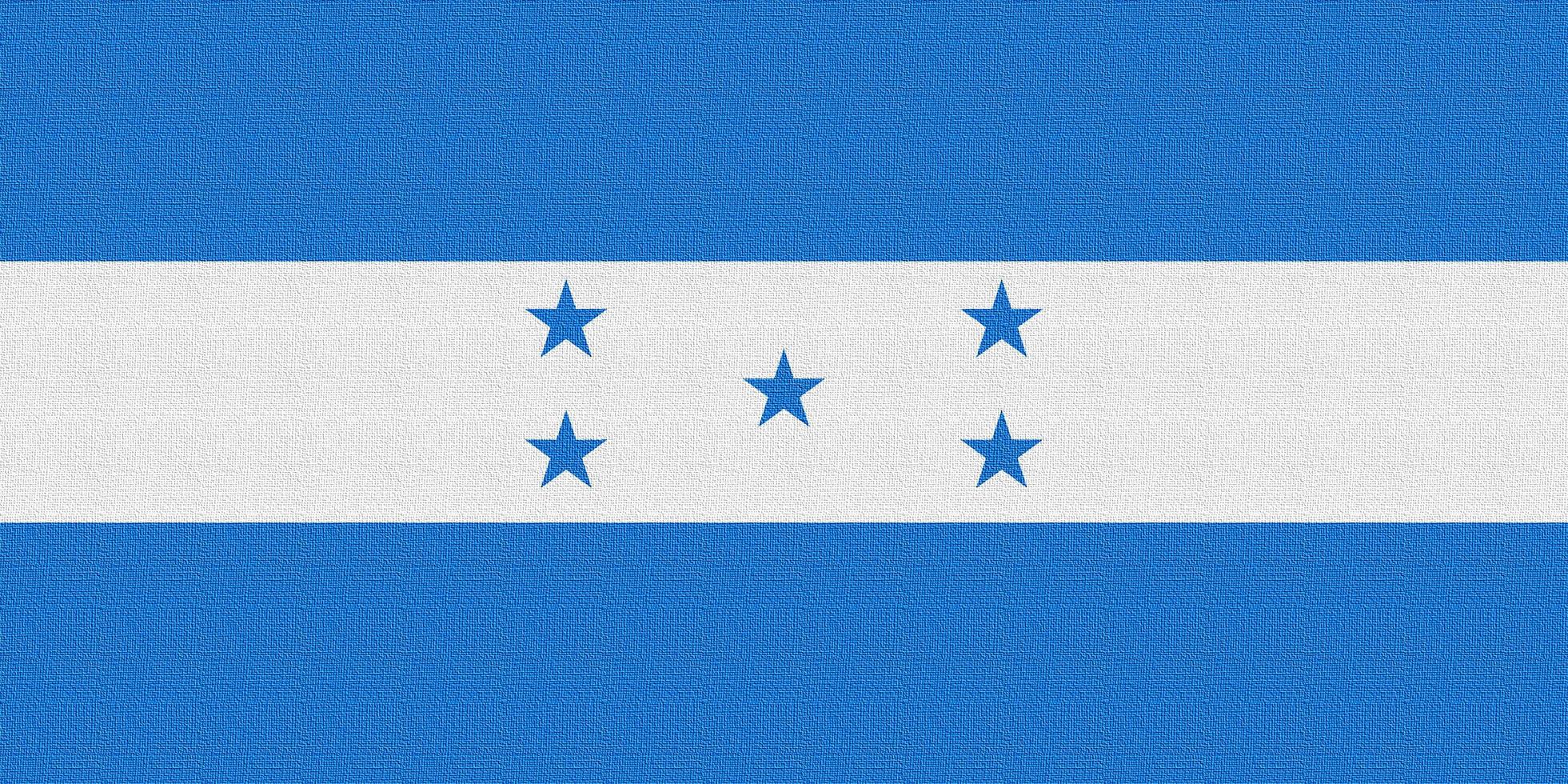 Illustration of the national flag of Honduras photo