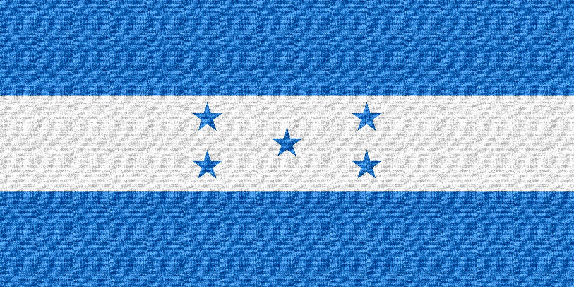 ilustración de la bandera nacional de honduras foto